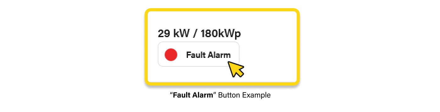 'Fault Alarm' Button Example